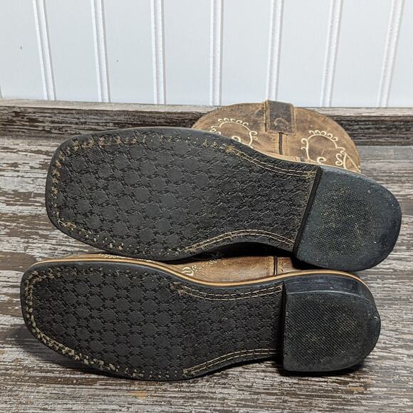 Smokey Mountain Girl's Brown Marilyn Western Square Toe 3845C Youth Size 1R - Picture 6 of 6